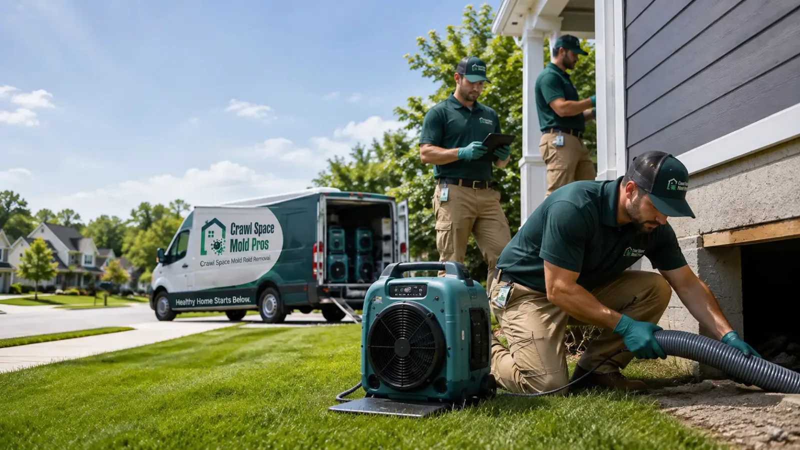 Crawl Space Mold Removal in Round Lake, IL
